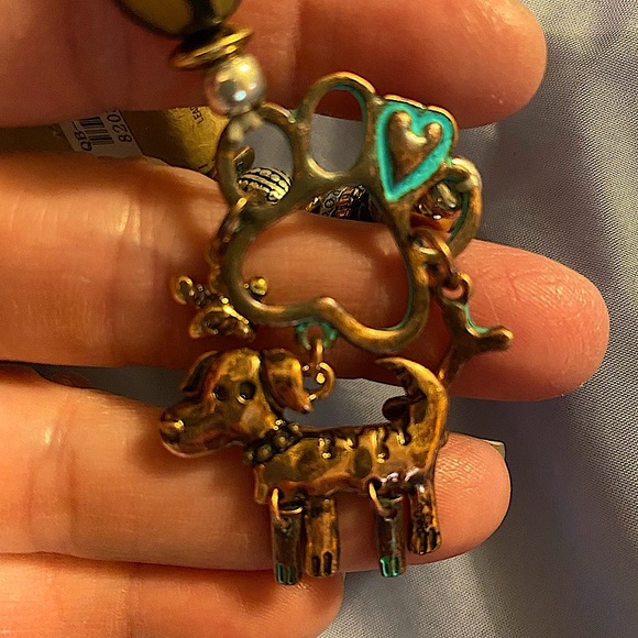 Story by DaVinci Charm Bracelet Dog Paw Adorable Adult Size - NWT - Picture 5 of 5